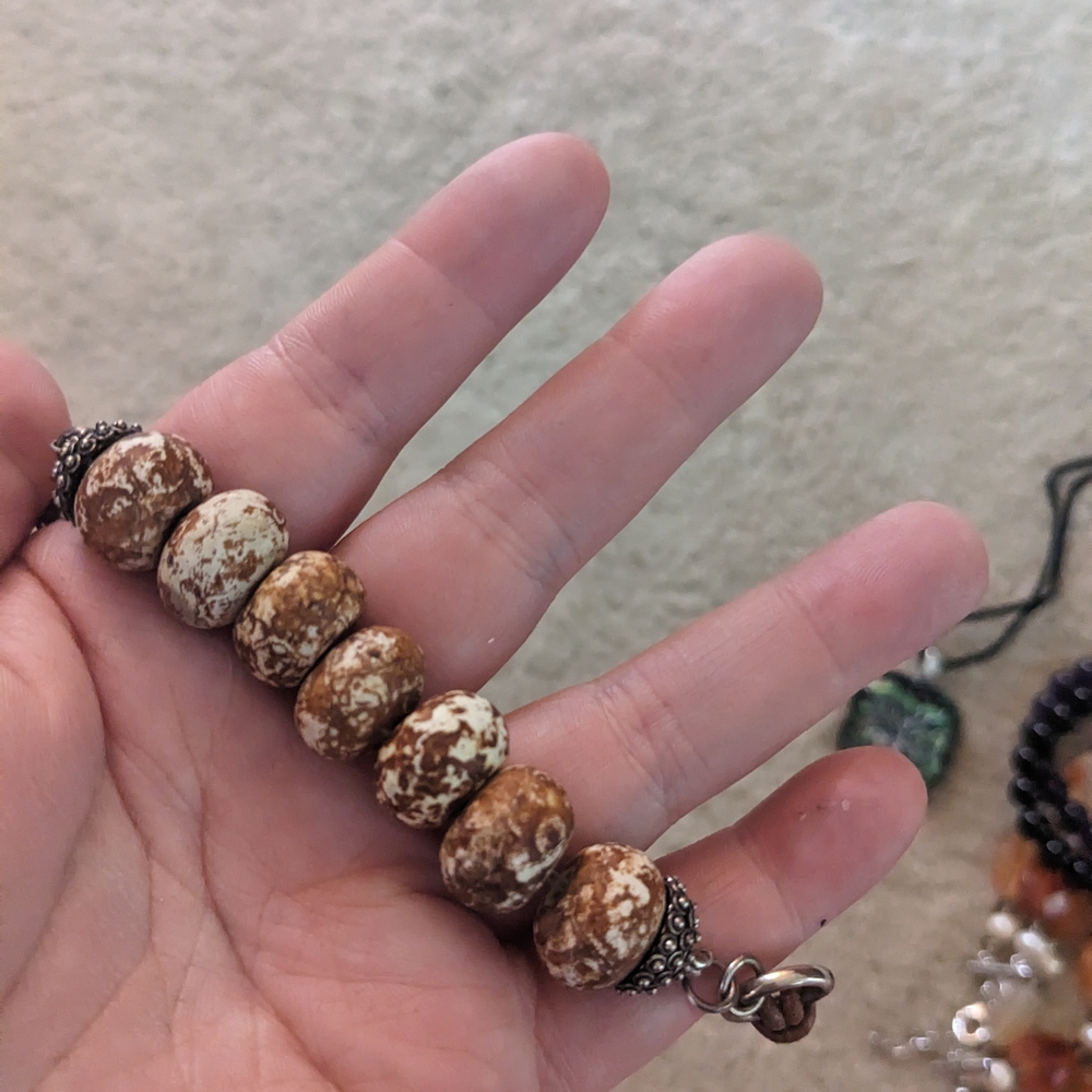 Brown Beaded Bracelet
